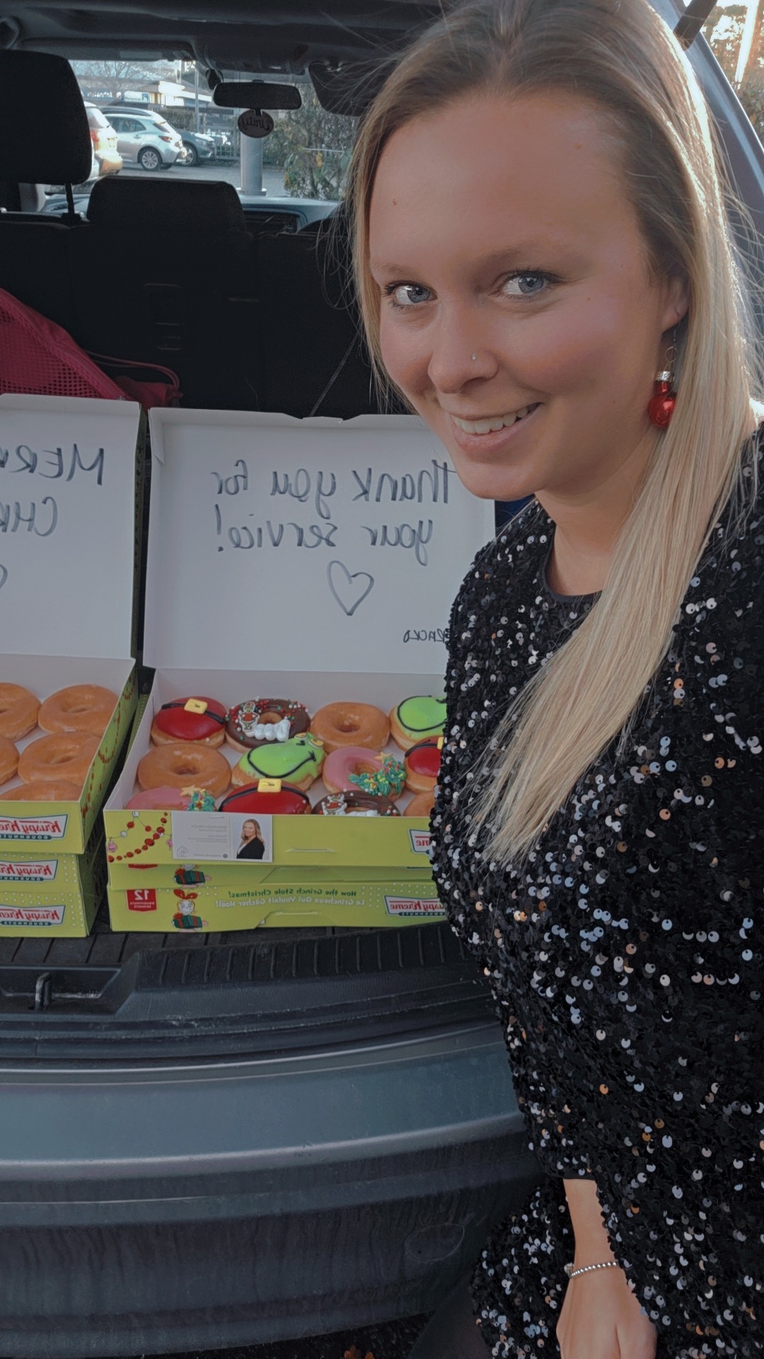 RACK'd Day 8 Helping Our Heroes Shannon Owen Donut Delivery